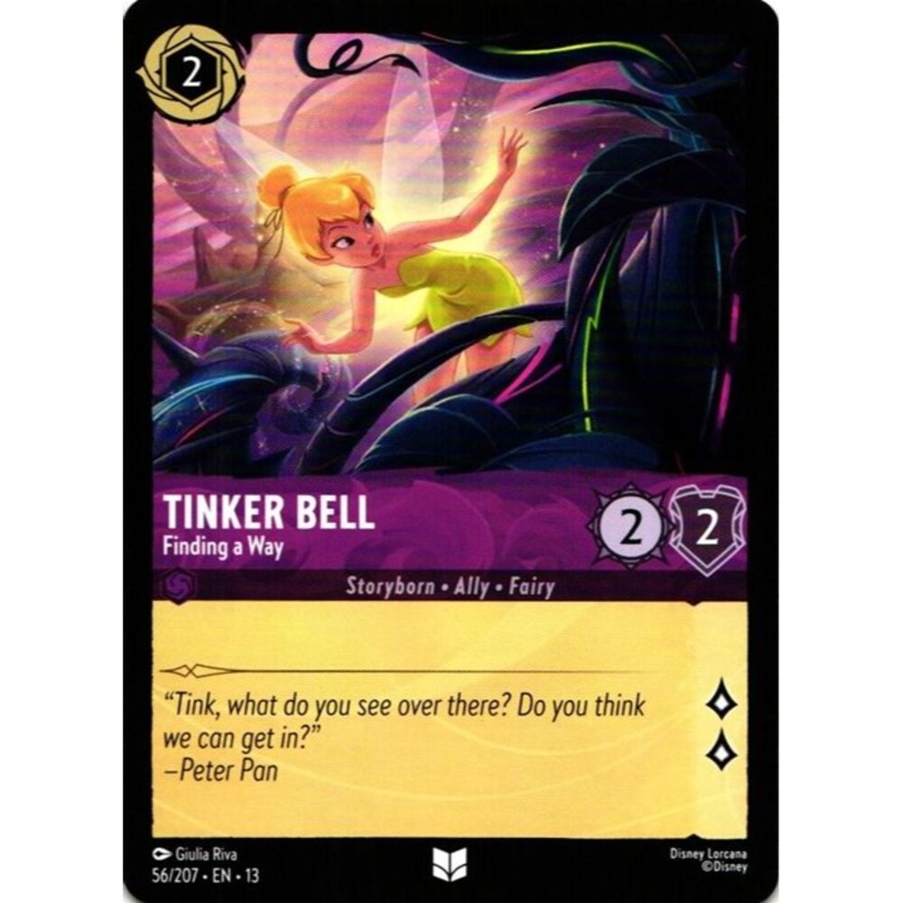 Tinker Bell - Finding a Way #56 Lorcana Attack of the Vine